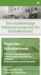 Mobile Screenshot of matratzenexperte.ch